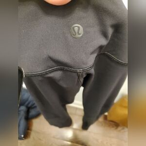 Lulemon Black Mesh Panel Leggings